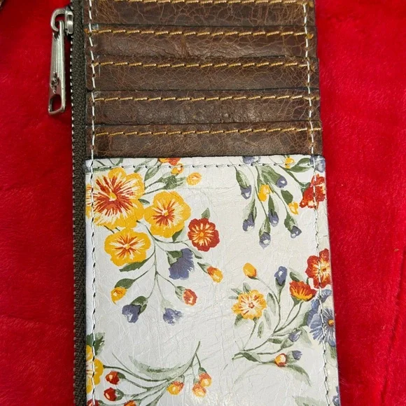 Patricia Nash Floral Women's large and small Wallet and Coin Purse Set - Picture 3 of 4